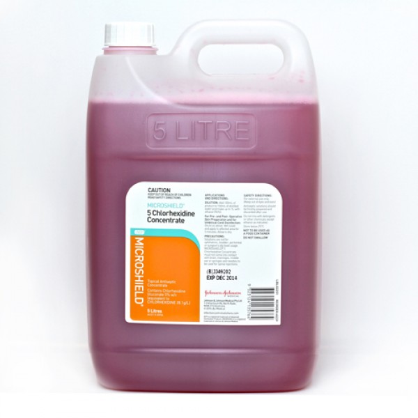 MICROSHIELD 5 CONCENTRATE 5L R G Medical Supplies Pty Ltd